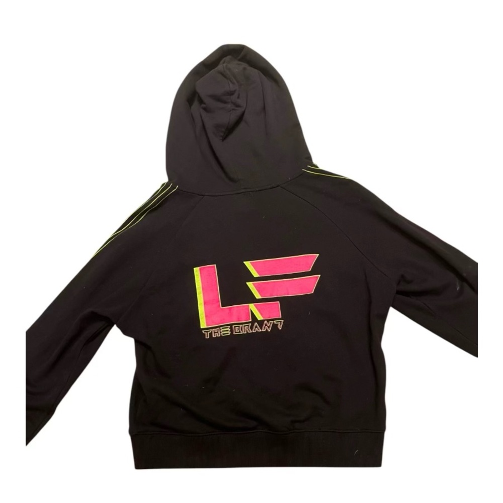LF The Brand Hoodie Women's Size S Black Graphic Long Sleeve